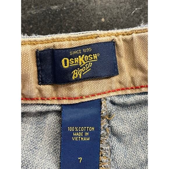 OshKosh B'Gosh kids carpenter jean pant size 7 EUC 100% Cotton - Picture 3 of 9